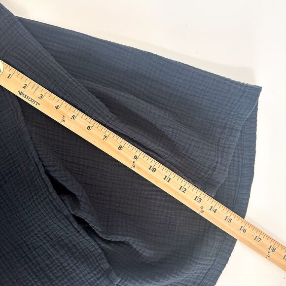 Jenni Kayne Cypress Caftan Midi Dress Black Size Small 100% Cotton Gauzy - Picture 10 of 10